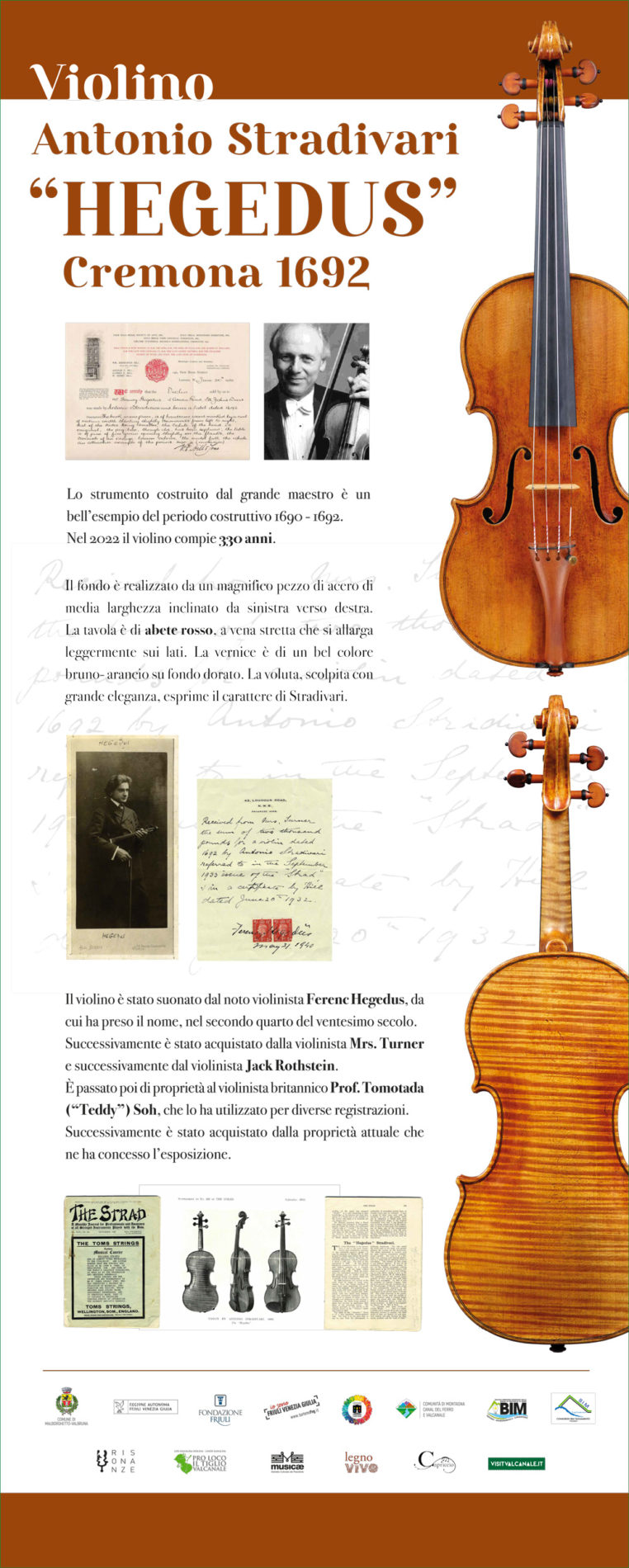 Violino Hegedus - expo banner